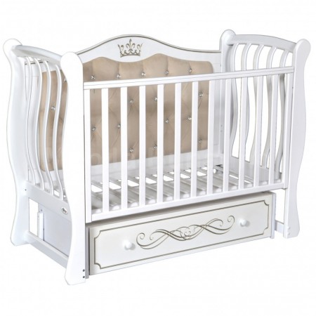 Детская кроватка Oliver Brianna Elegance (1076) Белый A-22